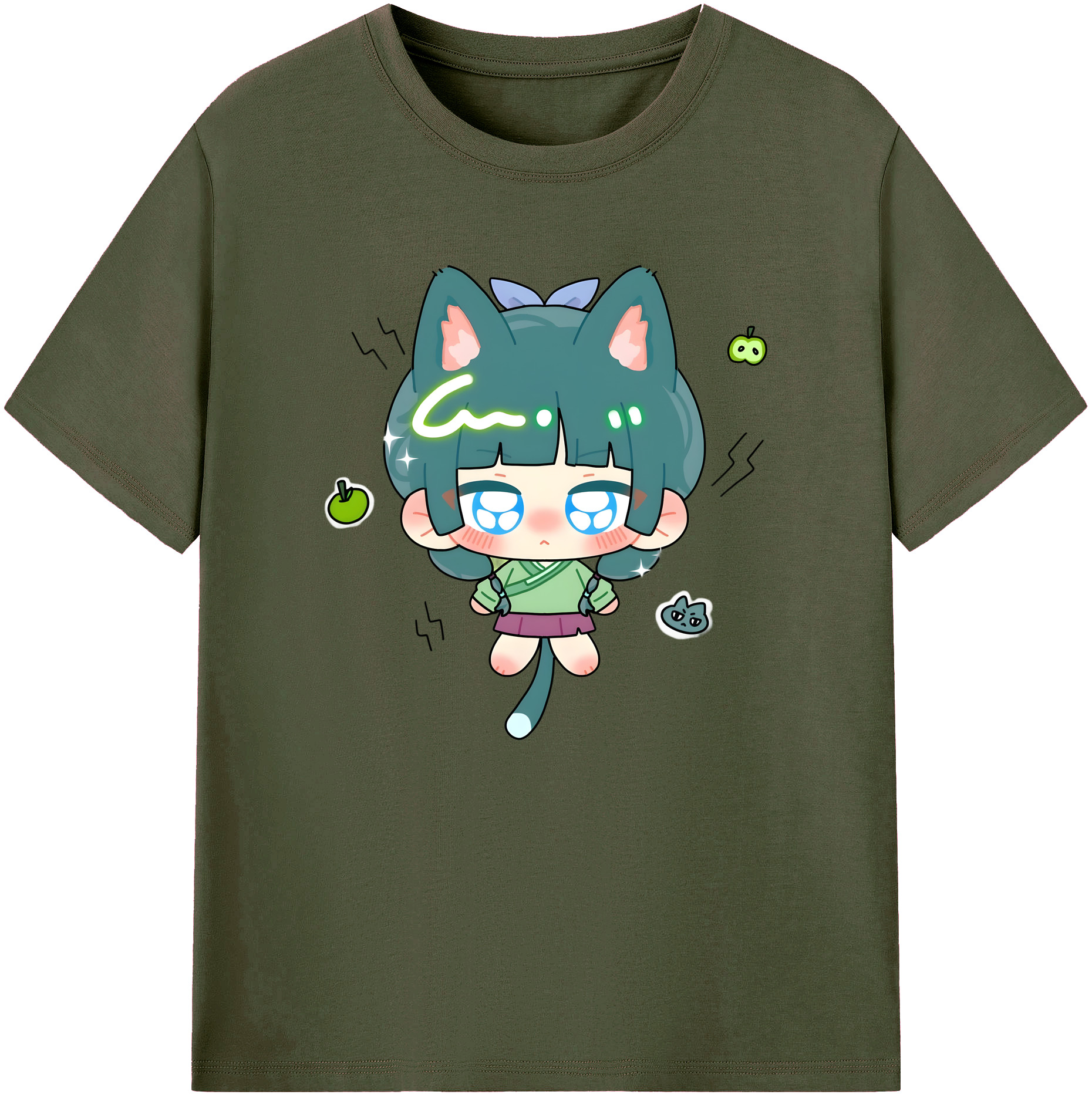 （画像用） 薬屋のひとりごと The Apothecary Diaries 綿100％ メンズ半袖Tシャツ｜肌触りやわらか＆通気性